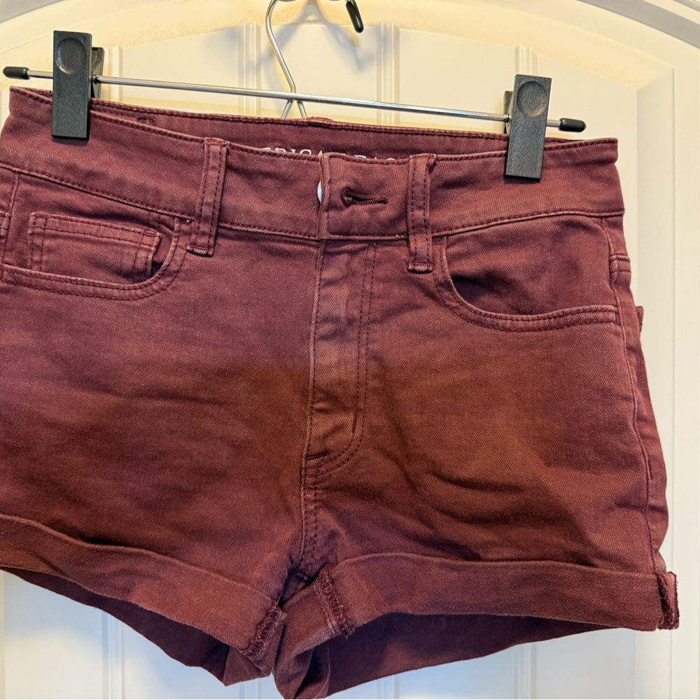 Women's Burgundy Shorts